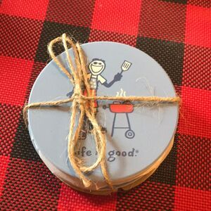NWT Life is Good coasters